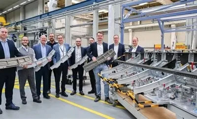 Титановий сплав становить 14% від загального обсягу використаного матеріалу, ...